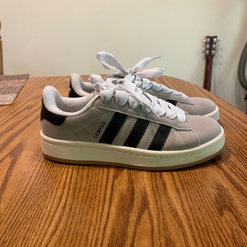 Adidas Campus Sneakers in off White and Black